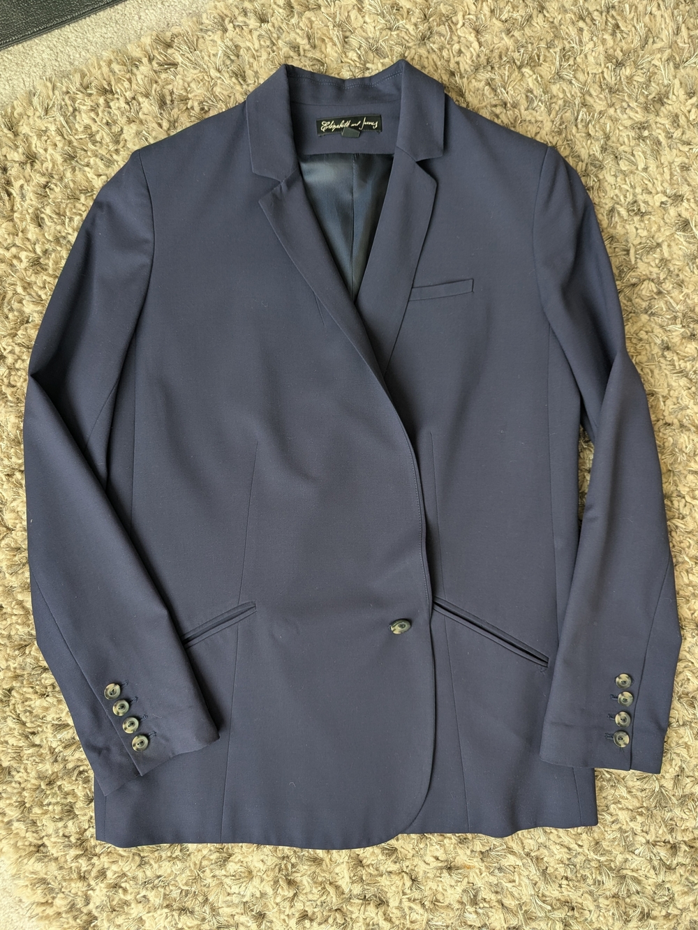 Elizabeth and James single button blazer